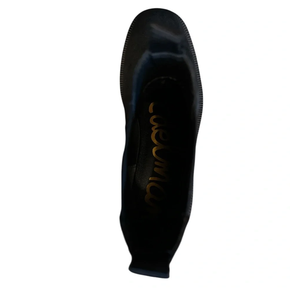 Sam Edelman Chelsea Lug Boots Black Suede - Picture 4 of 5